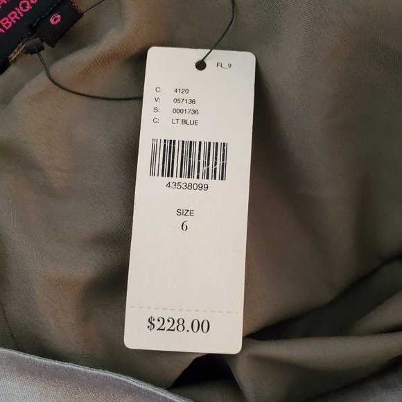 Siddhartha Bansal Anthropologie Womens Saanvi Floral Skirt Size 6 Gray Full Midi - Picture 7 of 12